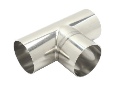 2.5 inch diameter butt weld vacuum tee fitting