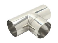 2.5 inch diameter butt weld vacuum tee fitting